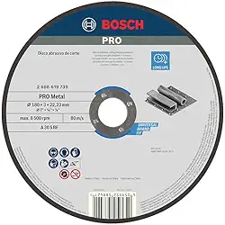 Bosch Disco de corte PRO Metal 180x3,0mm Reto