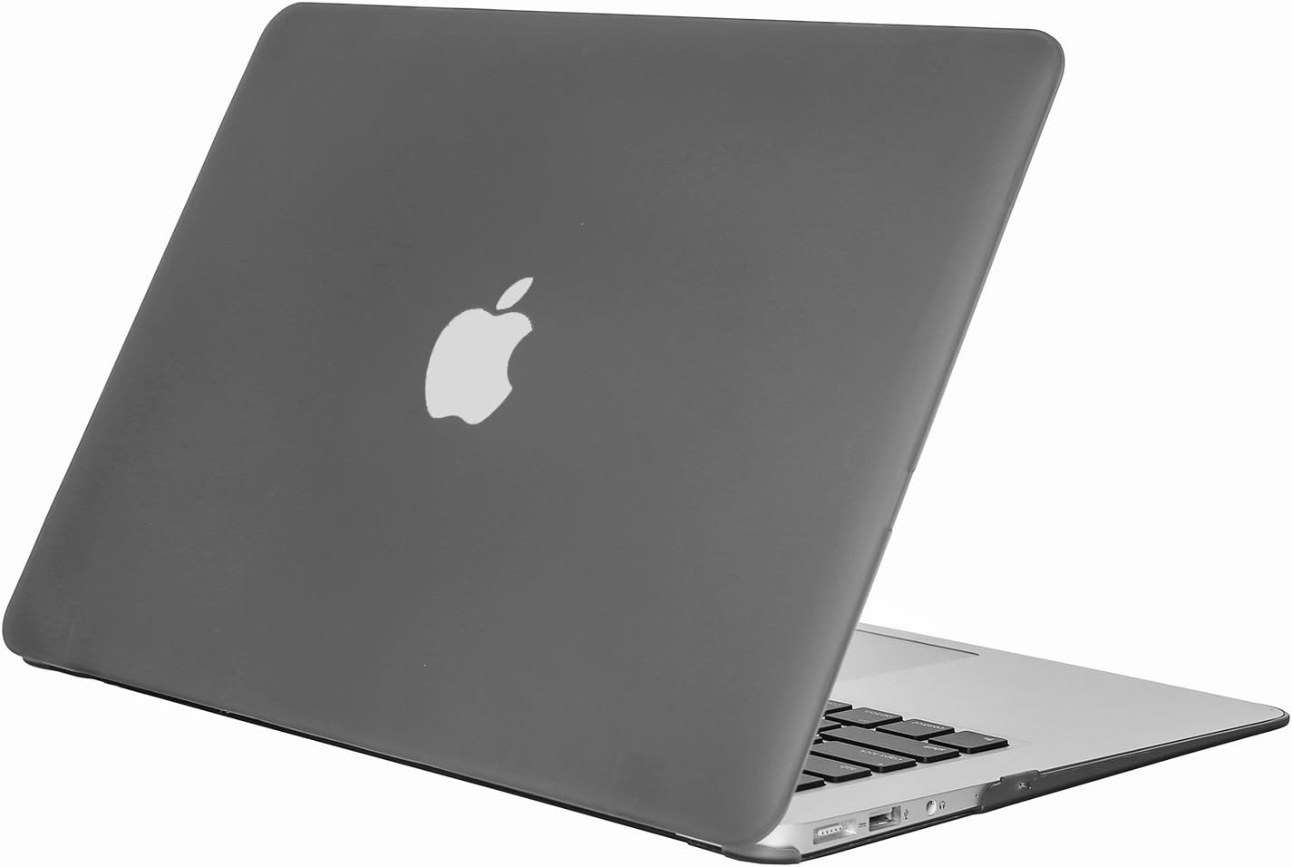 LEIMI MacBook Air 13 Case, Ultra Slim Plastic See Through Hard Shell Snap On Cover for MacBook Air 13.3" (A1466 & A1369)- Gray