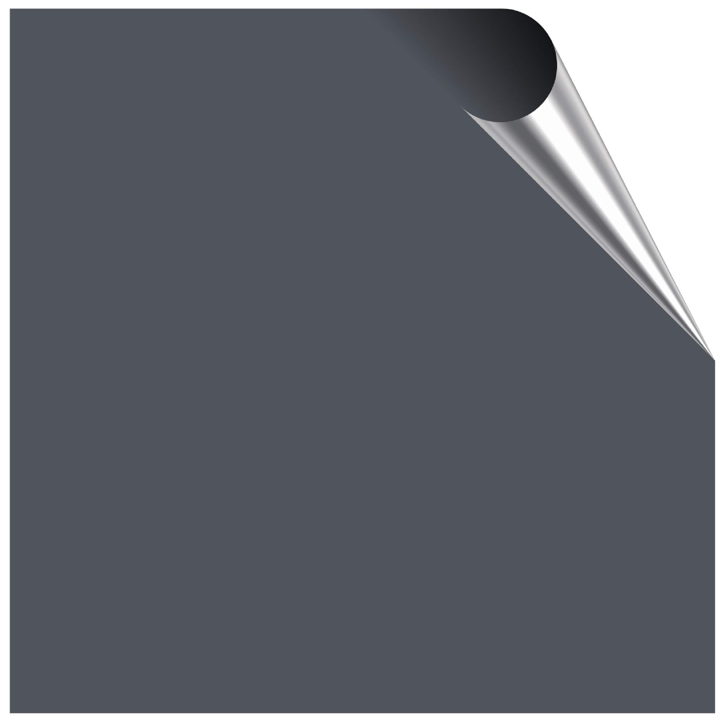 25 x Dark Grey Matt Tile Stickers for 15cm x 15cm / 6 Inch Waterproof for Kitchen, Splashback, for Bathroom, Self Adhesive, Peel and Stick On, Removable for House Renters