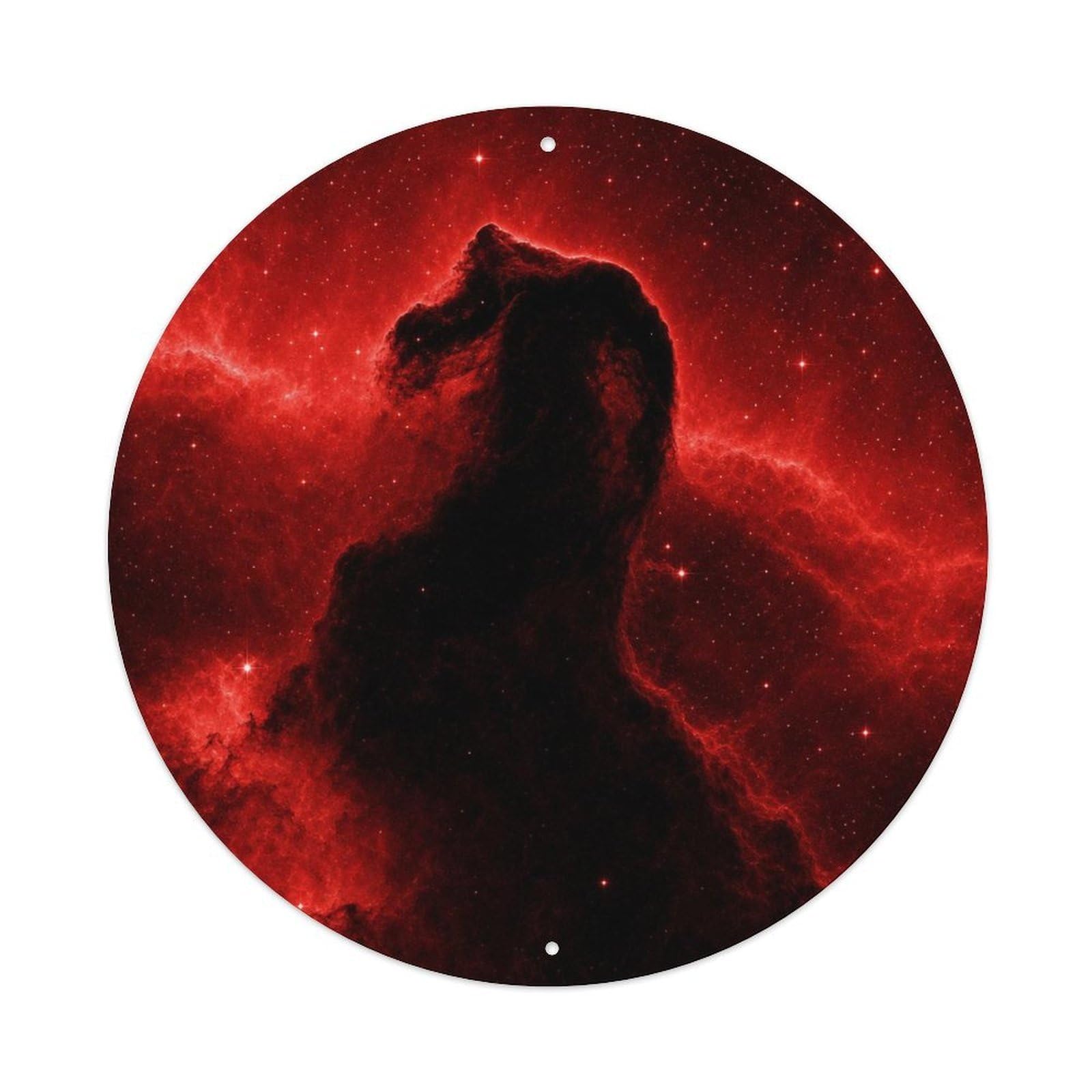 Odgynaw 8X8inch(20X20cm) Orbit Study Horsehead Nebula Night Sky Space Stellar Metal Tin Sign