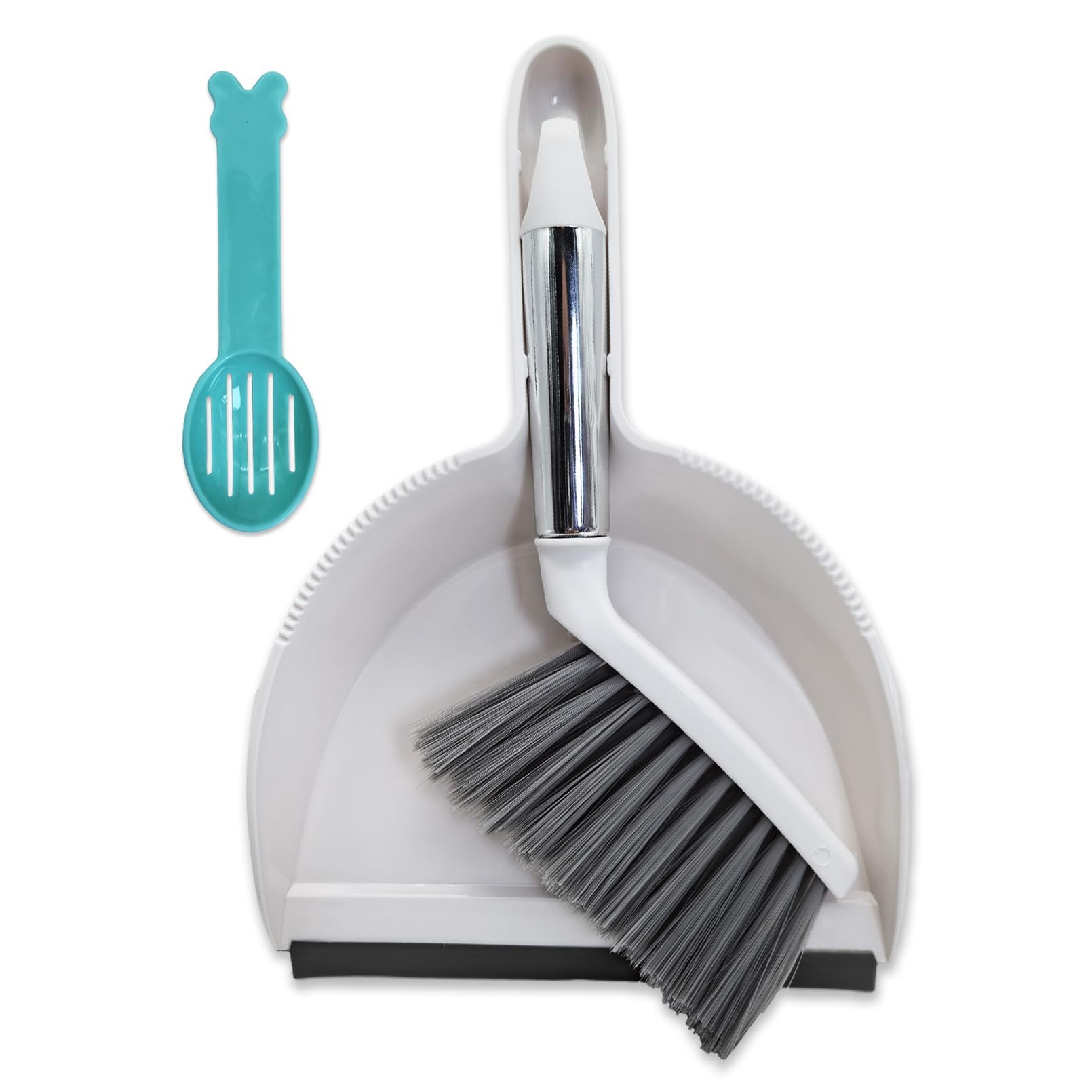 PINVNBY Mini Dustpan and Brush Set, Pet Cage Cleaner for Guinea Pigs Chinchillas Hamster Rabbits Hedgehogs etc, Hand Broom and Dustpan Set with Sand