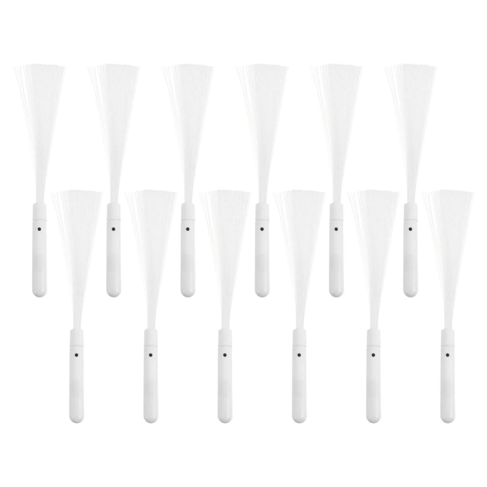 VICASKY 12Pcs Colorful LED Fiber Stick Party Props for Birthday Concerts Halloween and Festivals Light Up Party Supplies and Accessories