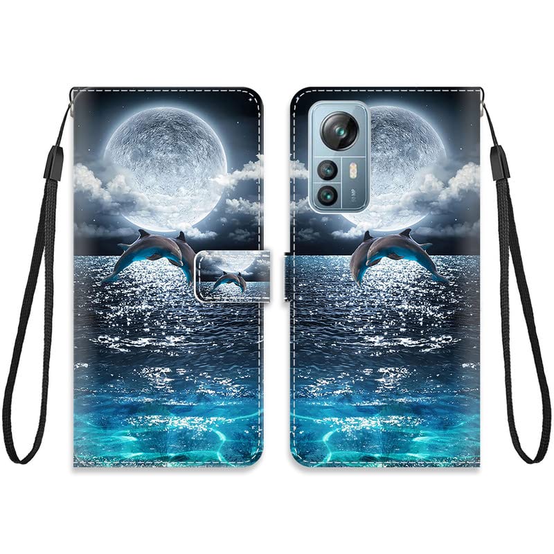 SEAHAI Cover Custodia Folio In Pelle Per Blackview A85, Premium PU/TPU