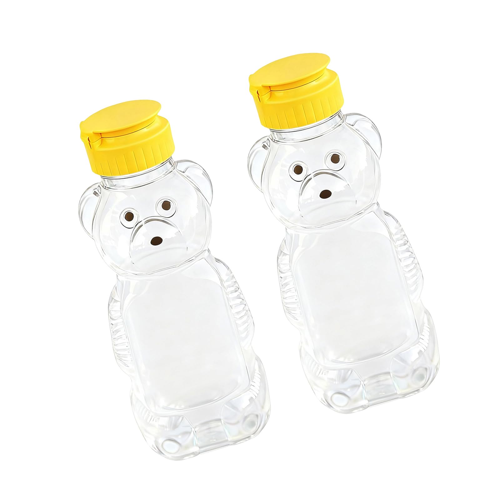 Kangnice Shape Drink Container with Spill Proof Cap Portable for Daily Beverages Bear Shape Storage Jar