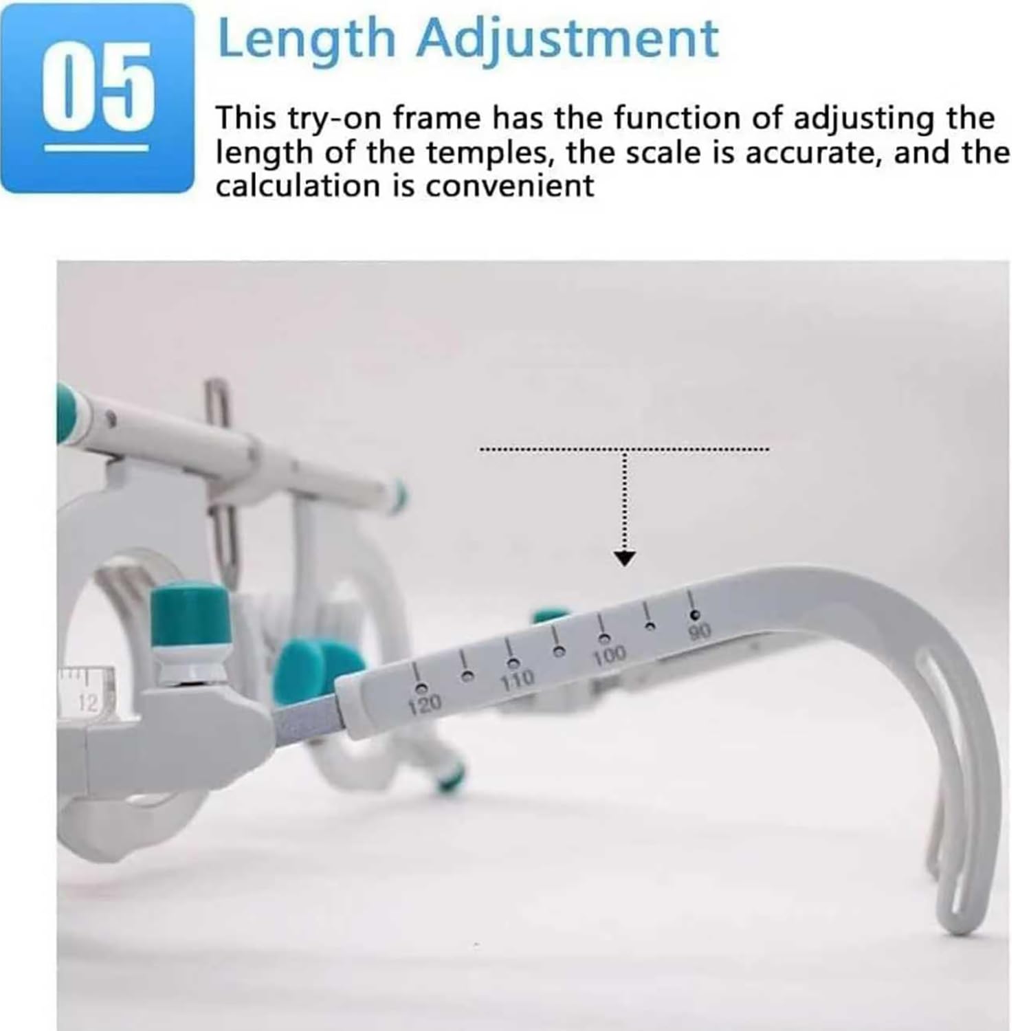 COYEUX Montura Ajustable para Lentes De Prueba Ópticas, Montura Universal para Pruebas Optométricas, Rango De Distancia Interpupilar De 48 a 80 Mm, para Ópticas Y Hospitales Oftalmológicos