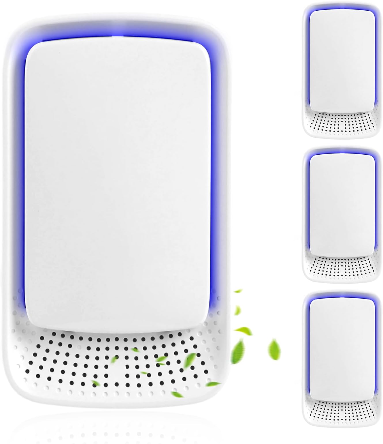 4Pack Plug In Air Ionizers for Home,Negative Ion Air Purifier -Plug In Air Freshener for Home, Office, Bathroom and Living Room,Portable Ion Air Purifiers Odor,Pets Smell (4)
