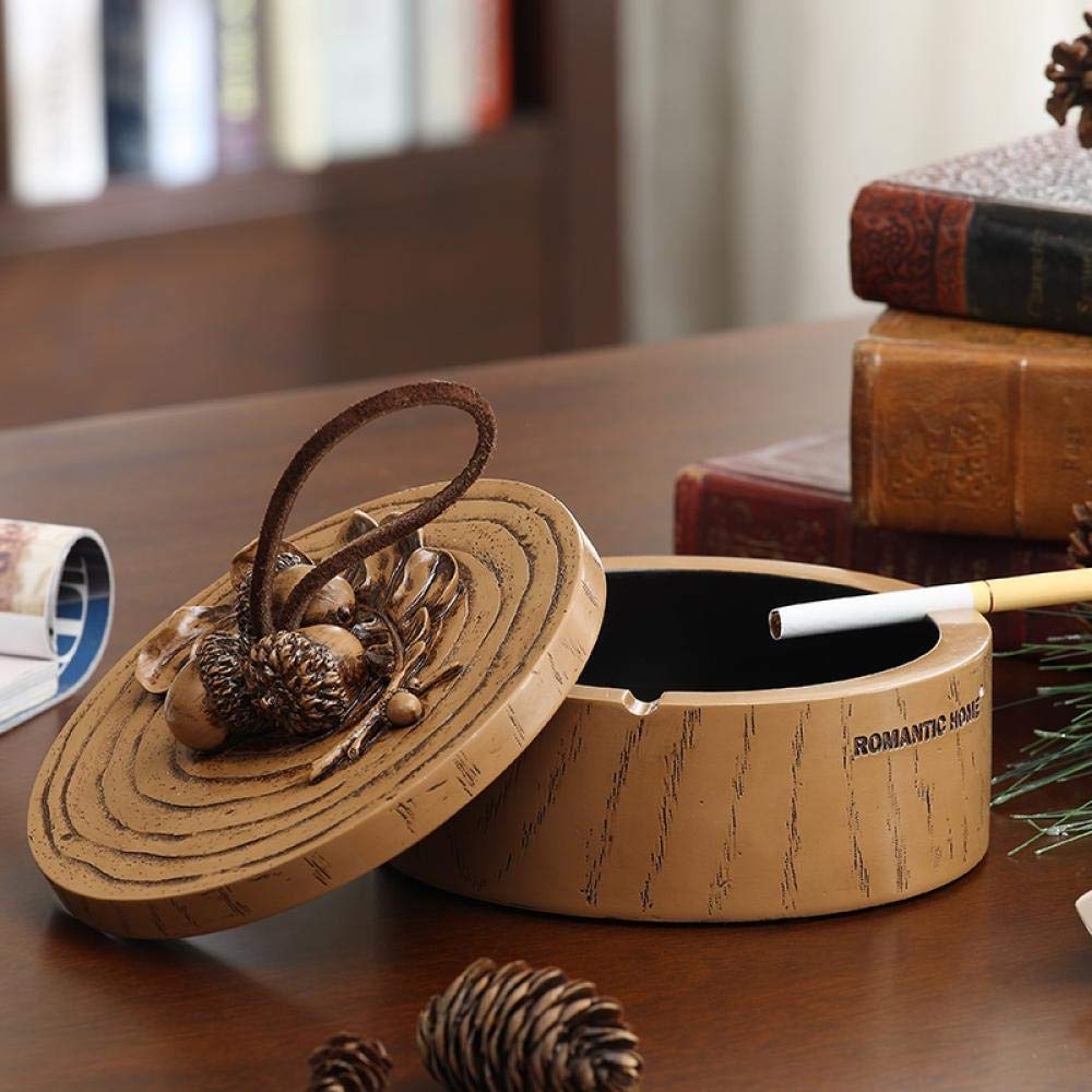 PanduoAshtray Ashtrays for Indoor Ashtray with Lid Large Ashtray with Lid in The Office