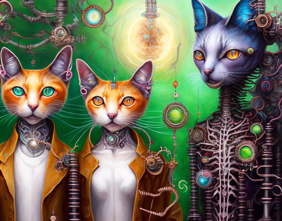 Art mural sur toile futurisme peinture robotique industrielle affiche d'art géante 58x90