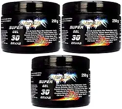 Kit 3 Super Gel 30 Ervas 250g Super Potencia Para Total Conforto