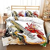 【 housse de couette】:Housse couette 200 x 200 cm & 2 taies d'oreiller 65 x 65 cm.（Pas de couette et d'oreillers à l'intérieur）