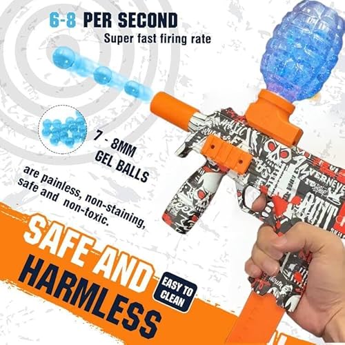 Tnyami Gel Ball Blaster 50000 Water Beads And Goggles For Outdoor Activities,Happy Outdoor Shooting Game Christmas Birthday Gifts For Boys And Girls Ages 12+ (Style Red) #TOP1