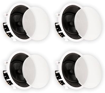 Theater Solutions TSS8A Home Theater Deluxe in Ceiling 8" Angled 4 Speaker Set 4TSS8A