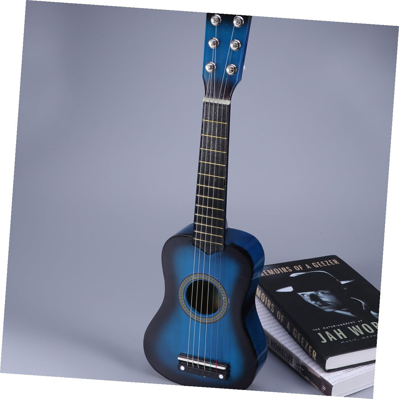 Chitarra Giocattolo Blu in Legno 23 Pollici per Bambini | Strumento Musicale Educativo, Design Creativo e Superficie Liscia, Back To School Party