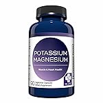 MD. Life Potassium Magnesium Supplement - 90 Capsules - Magnesium Potassium Supplement - High Absorption Complex - Support Vascular Health & Leg Cramp
