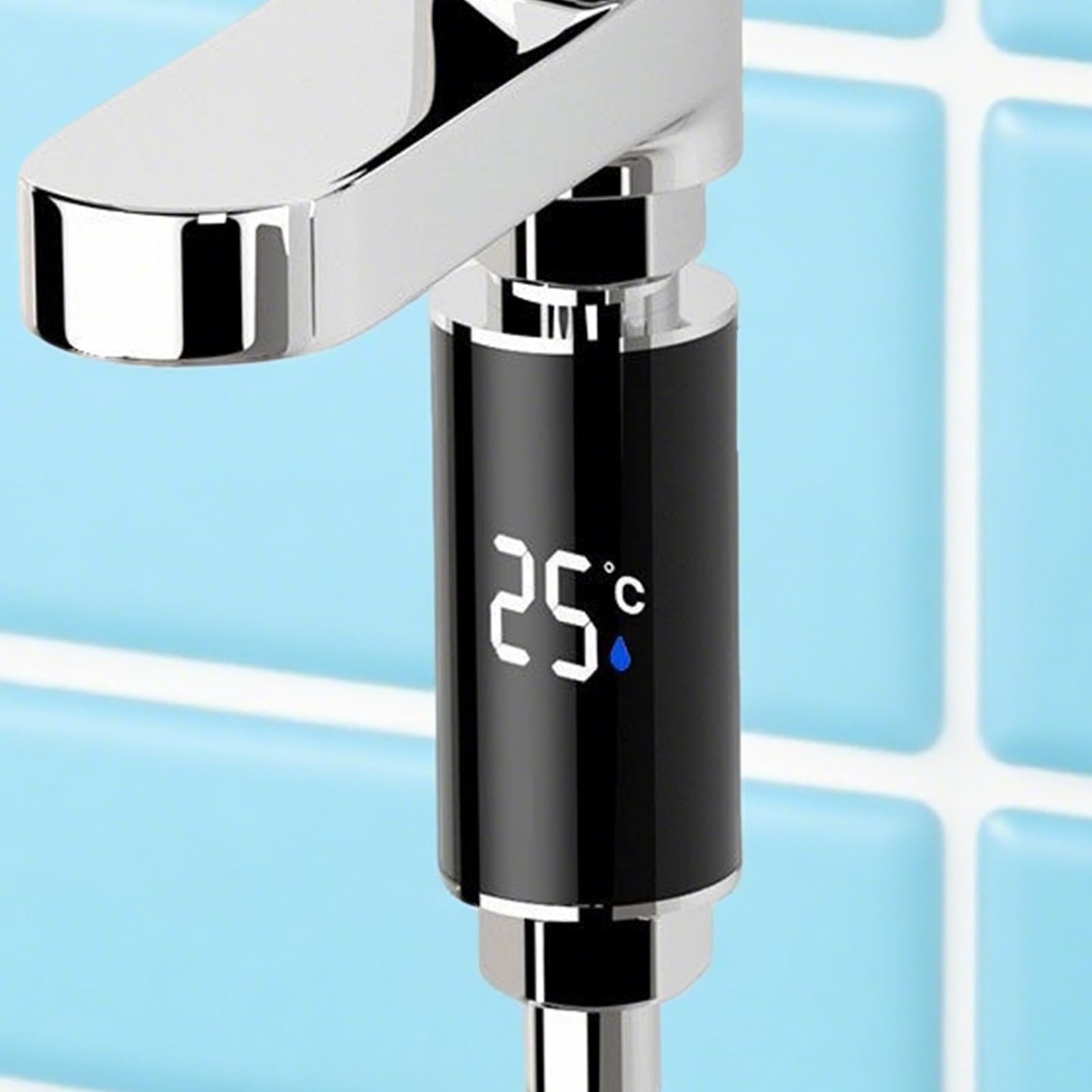 Affichage Numérique LED pour Bain de Bébé - Thermomètres Étanches pour Douche | Indicateur Précis Portable Design Étanche pour Salle de Bain Intérieure, Baignoire, Bébé, Extérieur, Maison