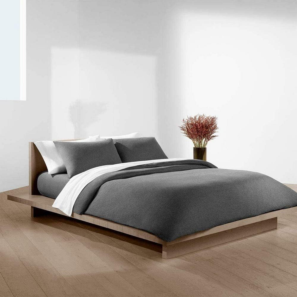 Calvin KleinBody ID Single Fitted Sheet, Charcoal, 200x90cm