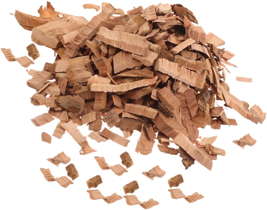 MERRYHAPY Applewood BBQ Smoking Chips Quick Lighting Grilling Wood for Smokers Natural Fruit Wood Flavor Bag for Flavorful BBQ Grilling Adventures