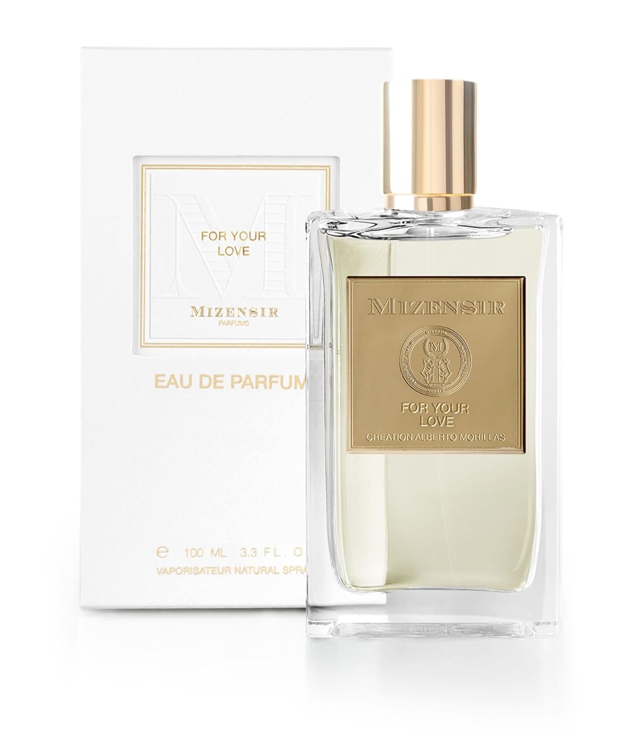 MIZENSIR For Your Love Eau de Parfum Spray for Unisex, 3.4 Ounce