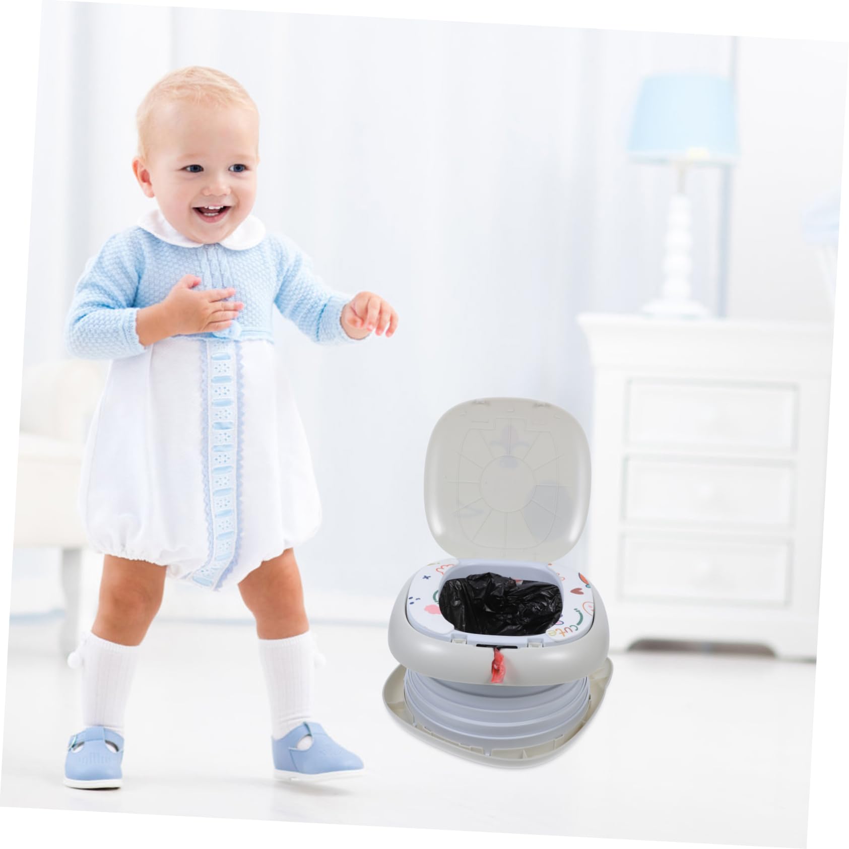 Faltbares Töpfchen für Kinder 1 Satz, Tragbar und Leicht, 70kg