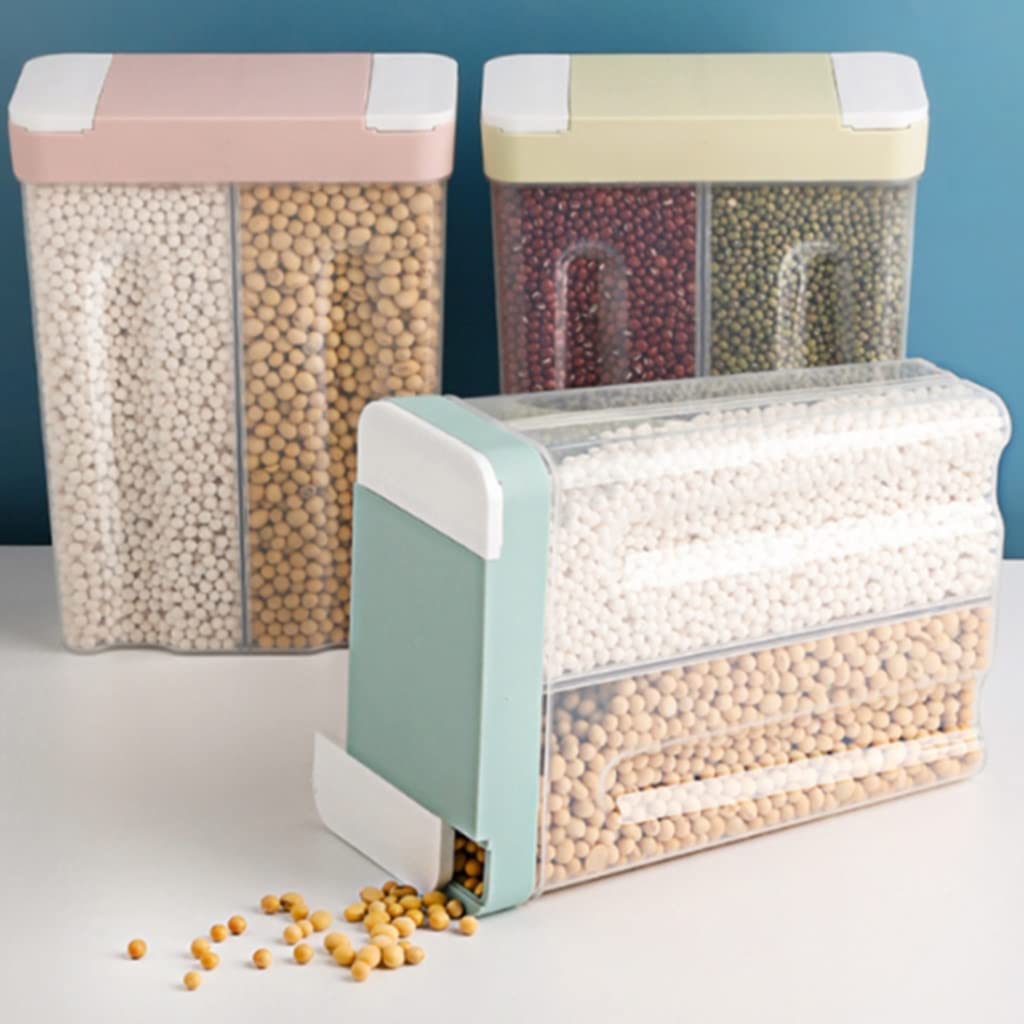Amazon｜食料貯蔵庫 スナックシリアルディスペンサー、乾燥食品貯蔵
