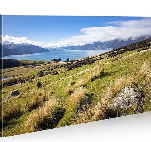 islandburner Cuadro sobre lienzo Escocia V2 1p XXL Póster Lienzo Lienzo decorativo Salón Marca