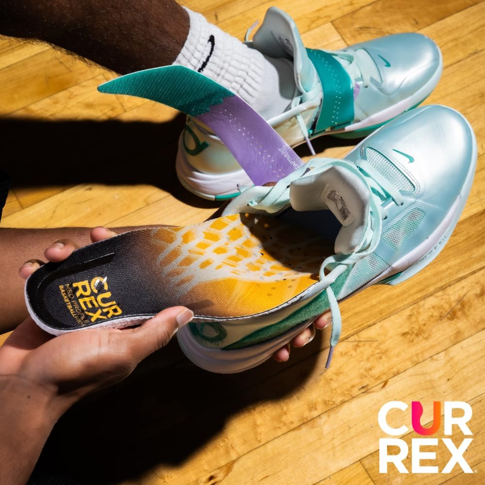 CURREX BASKETBALLPRO - Arch Support Insoles for Basketball Shoes, Shock Absorbing Inserts, Super Grip, Anti Slip, Engineered Stability & Boost Performance, Men & Women (Med Arch, Medium) - Image 9