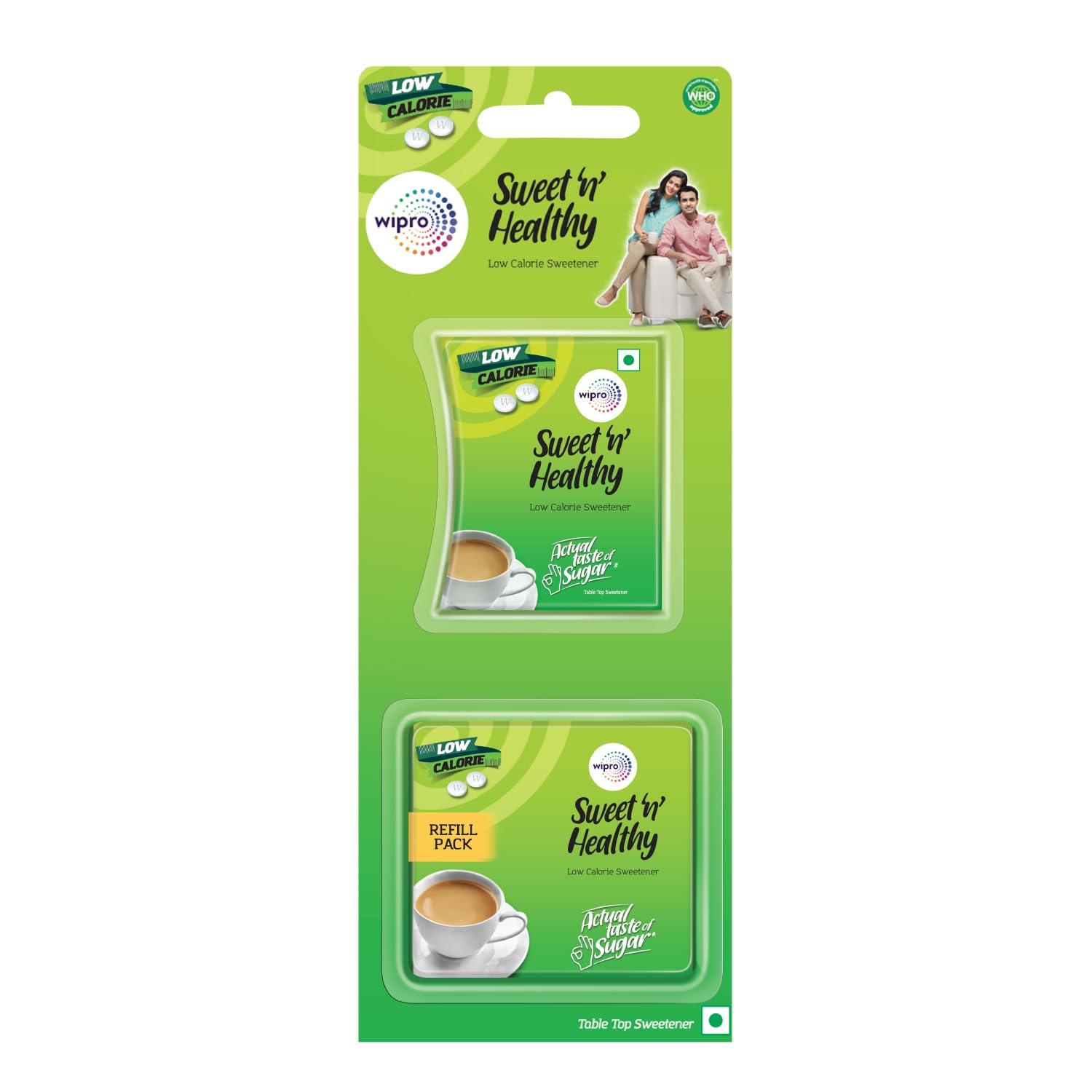 Low-Calorie Aspartame-Based Sweetener| 100% Safe & Guilt-Free Sugar Substitute| Diabetic-Friendly Artificial Sugar For Daily Beverages & Sweet Dishes| No Added Flavors| 800 Tablets