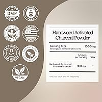 Vista 2 de Carbón Activado en polvo Zen Charcoal, 8 onzas