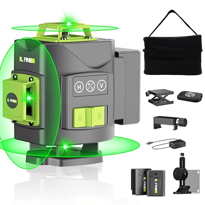 HASTHIP® Laser Level 16 Lines Laser Level for Indoor Outdoor Self