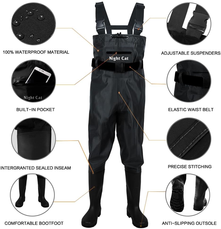 Rozmer a strih waders