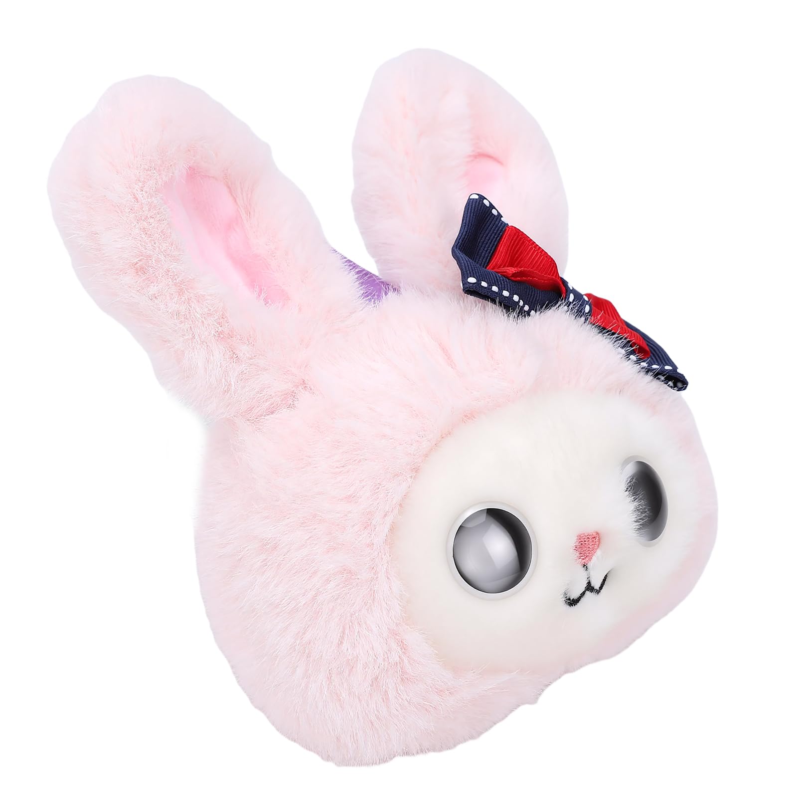 SEAFRONT Juguete de Peluche AI ​​Companion, Animal de Peluche Interactivo de Poliéster con Sensor Táctil, Ojos LED, Chat de Voz, USB C Recargable 1000 MAh para Niños Que Aprenden y Juegan Diariamente