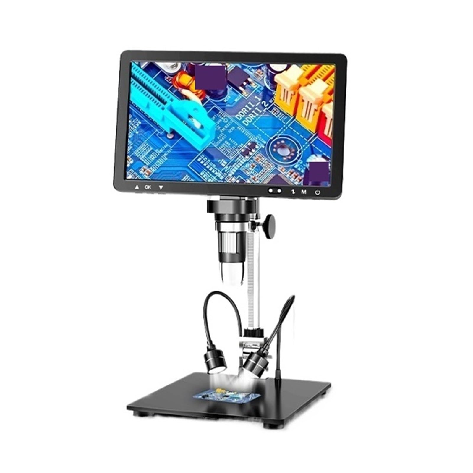 Mikroskop cyfrowy, Mikroskop, 10,1-calowy Luneta Cyfrowa 1500x Z Diodami LED 20 MP