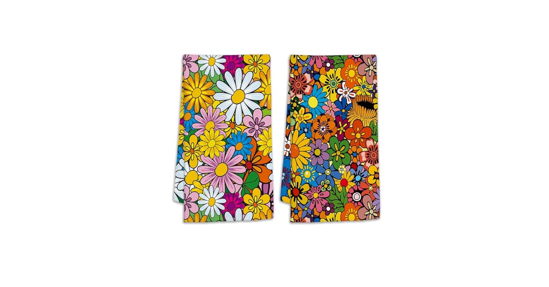古着 ビンテージ 70s USA 花柄 インテリア レトロ ハンカチ タオル VINTAGE - ビンテージ 70s USA ミッドセンチュリー インテリア