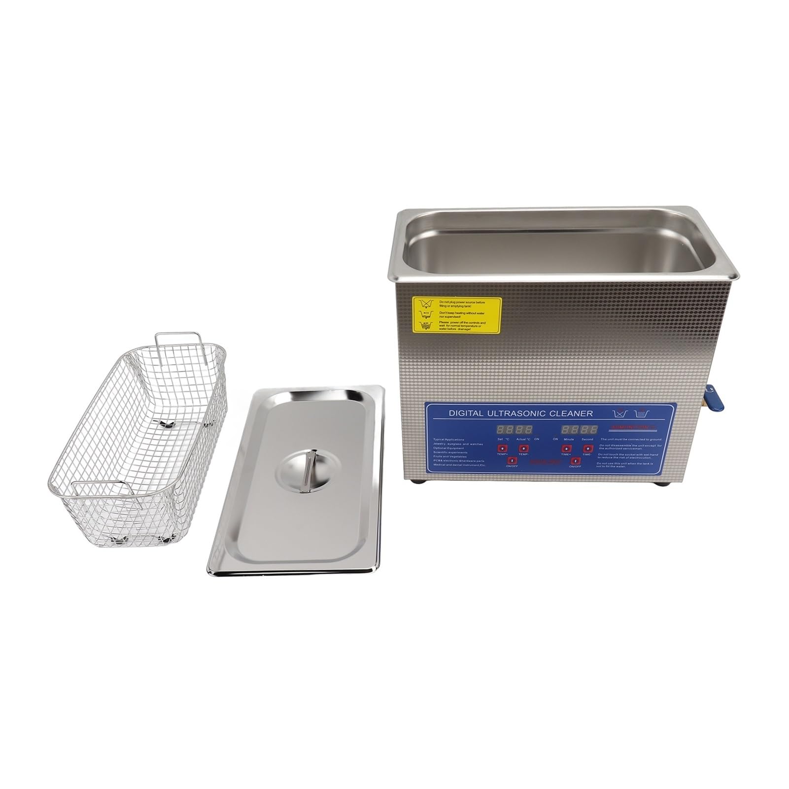 Pulitore a ultrasuoni, Funzione Di Riscaldamento Della Rondella Del Detergente For Dischi In Vinile Ad Ultrasuoni 6L Macchina For La Pulizia For Laboratori