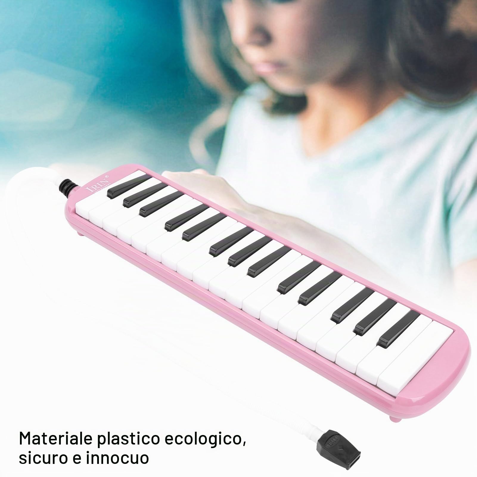 Strumento musicale a fiato Melodica a 32 tasti per suonatori di melodica(rosa) melodica escolar diamonica 32 tasti Melodiche