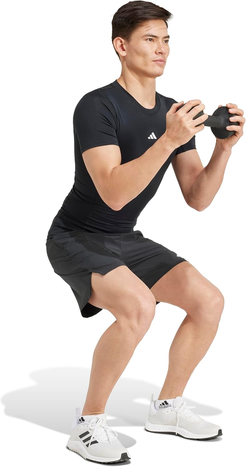 Adidas Mens Techfit Compression Training T-Shirt - Image 2
