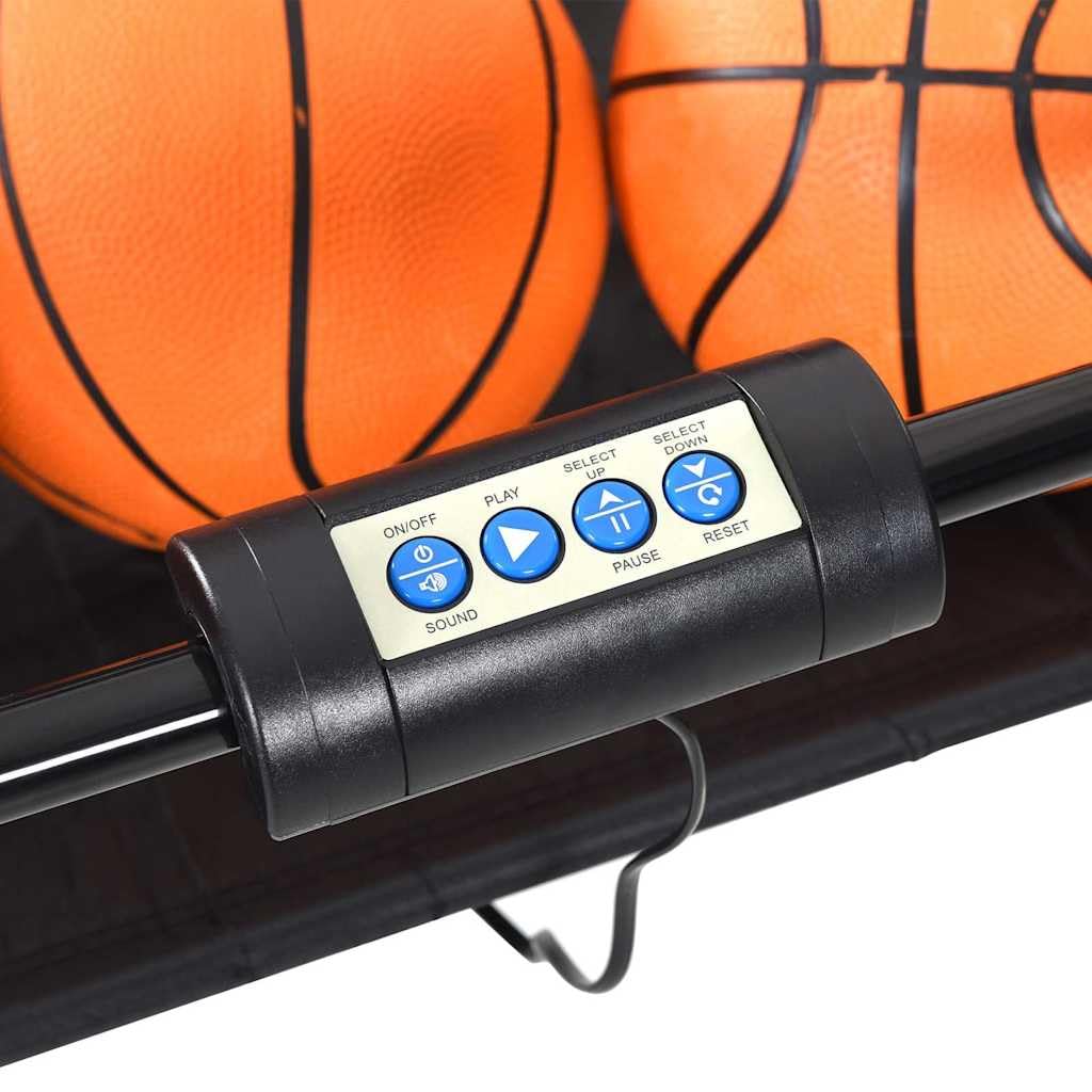 vidaXL Arcade-Basketballspiel mit 4 Bällen für 2 Spieler, Arcade-Basketballautomat, Basketball Schießmaschine, Indoor-Basketballspiel