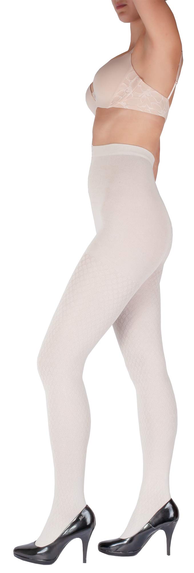 Giulia Ladies Patterned Tights for Special Occasion - - M