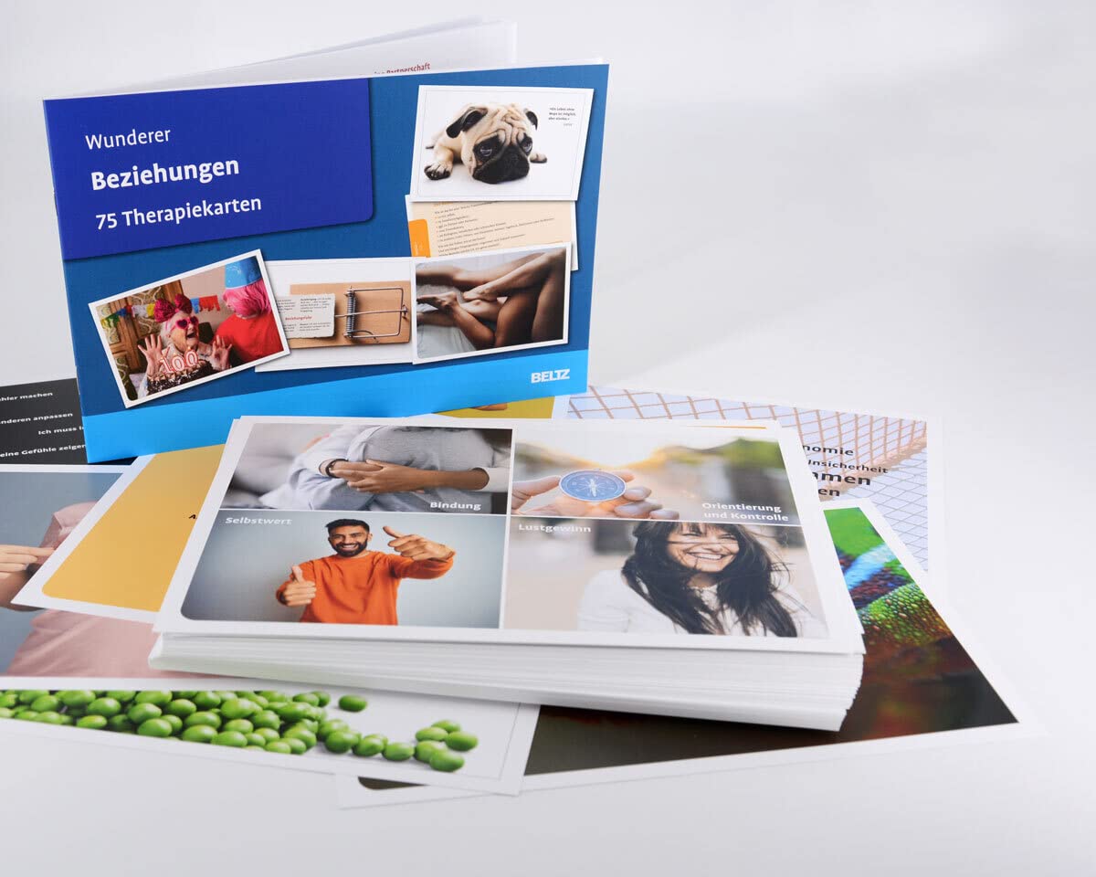 Beziehungen: 75 Therapiekarten mit 28-seitigem Booklet in hochwertiger Klappkassette, Kartenformat 16,5 x 24 cm (Beltz Therapiekarten)