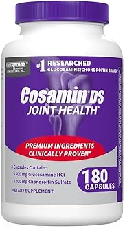 - Cosamin® DS Joint Health Supplement with Glucosamine & Chondroitin for Adult Men & Women, Joint Supplement, 180 Capsules