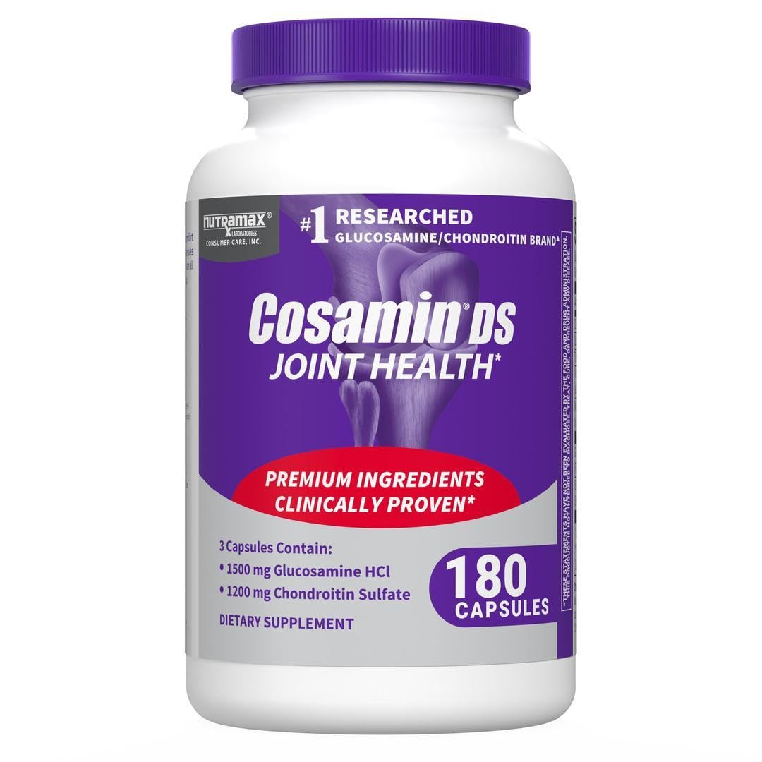 - Cosamin® DS Joint Health Supplement with Glucosamine & Chondroitin for Adult Men & Women, Joint Supplement, 180 Capsules