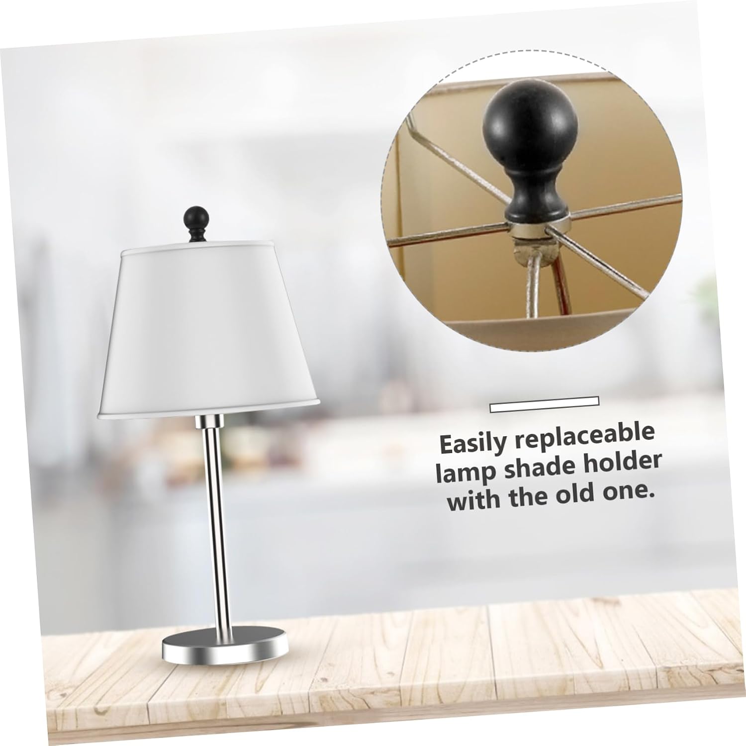 10PCS Table Lamp Finial Ball Knob Smooth Surface Lighting Accessories for Standard Desk and Floor Lamps Easy Grip Replacement