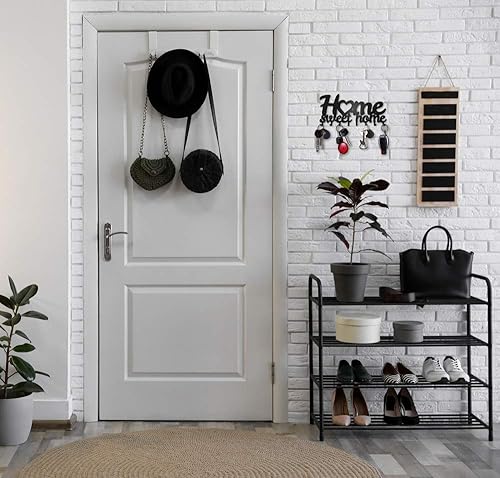 Miniatura 5 de SirHoldeer Soporte para llaves de pared, soporte negro para decoración de pared, decoración de pared de metal para oficina, pasillo, entrada,