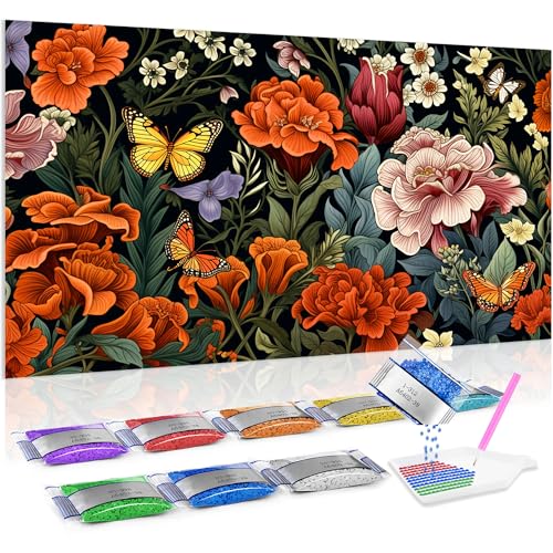 Kit Jumpdot de pintura de diamante 5D con mariposas para decorar tu salón