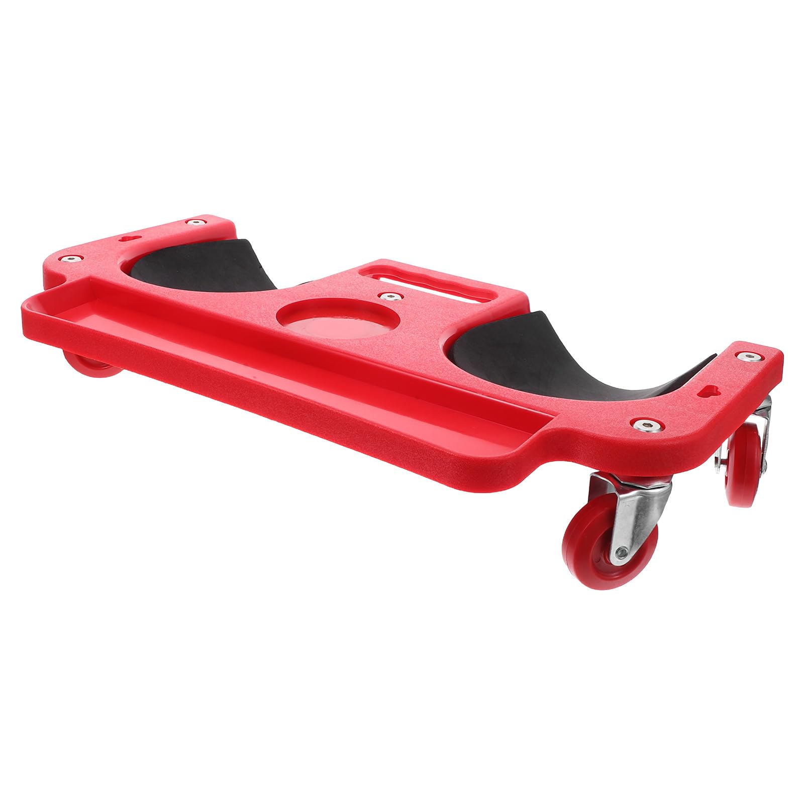 ERINGOGO Ginocchiatoio da Riparazione Auto Pieghevole in Pe Rosso | Supporto Robusto, Design Portatile Antiscivolo, per Cantieri e Posa Pavimenti