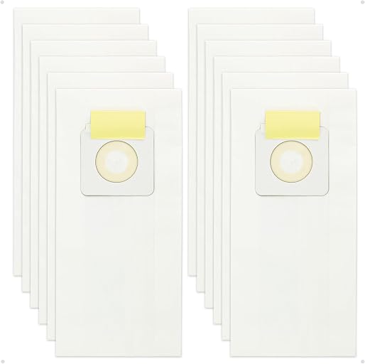 12 Pack Style 7 Vacuum Bags Replacement Compatible with Bissell PowerForce Bagged Uprights Vacuums 3522 3545 3550 3554 series, Replace Part # 32120 by PETOX