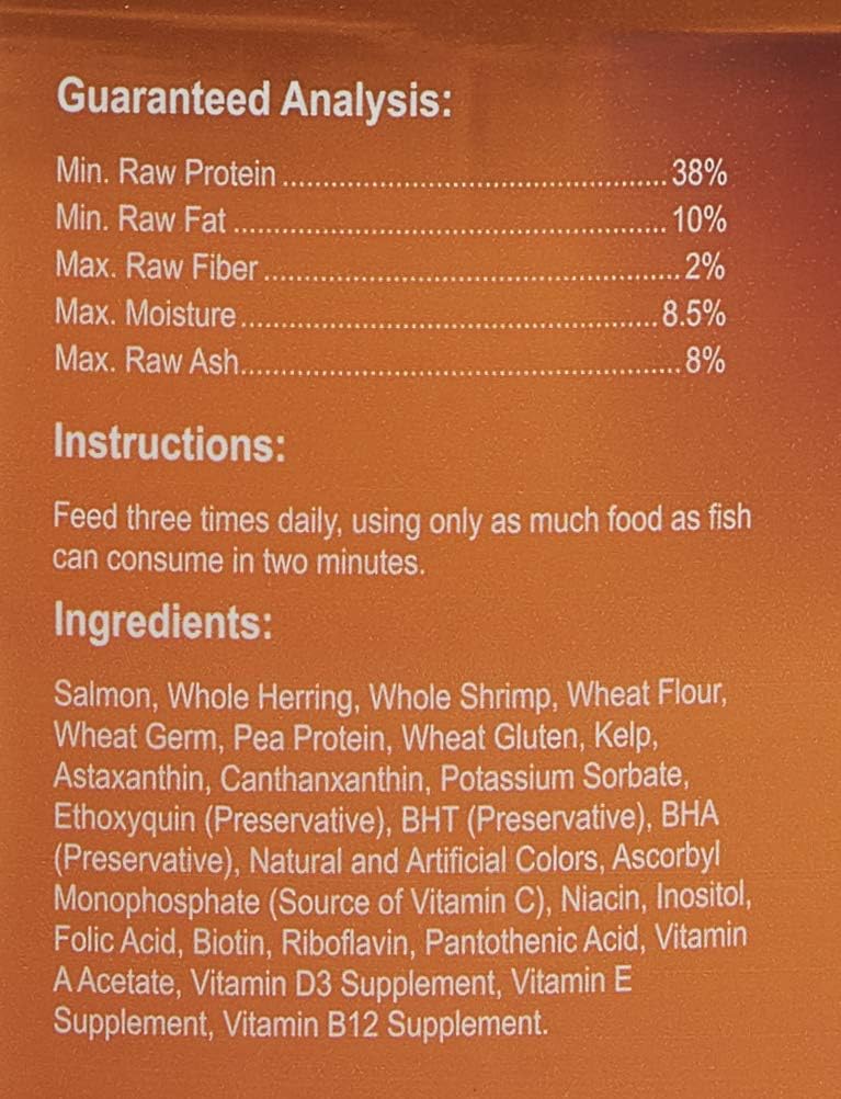 Omega One Shrimp Pellets, Sinking, 15 lb x1