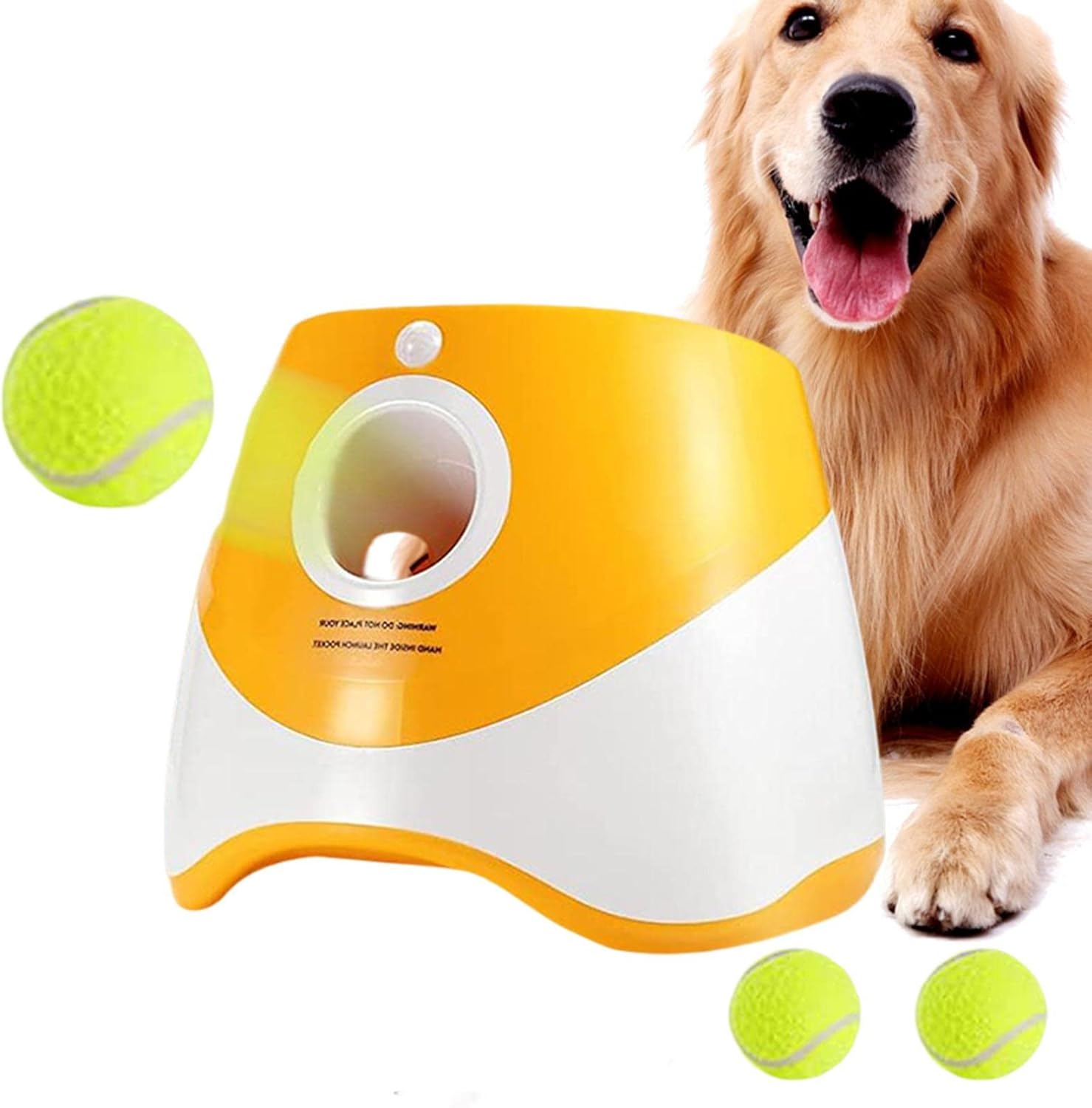 Dog Ball Launcher, Automatic Ball Thrower for Dogs, Interactive Puppy