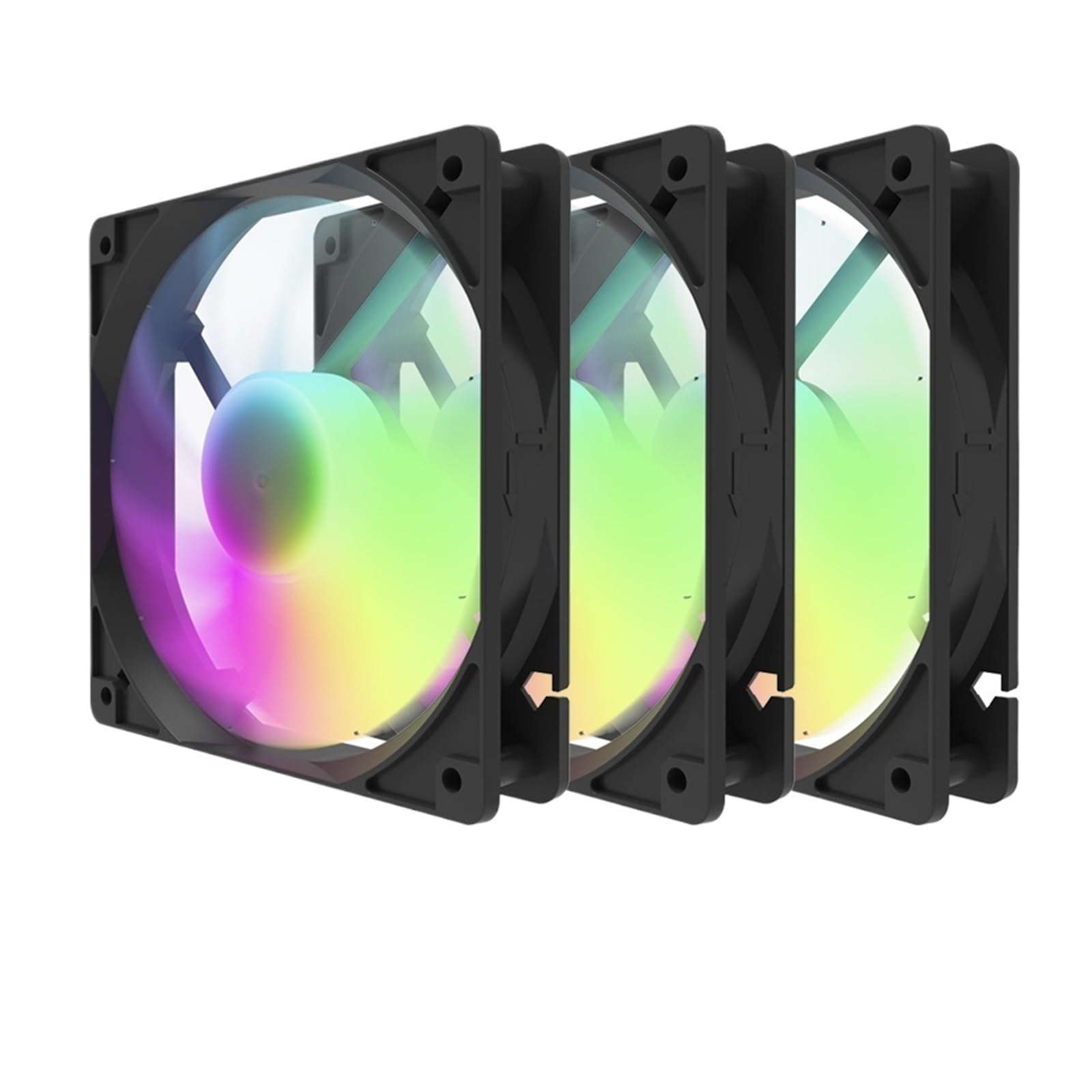 Wentylator obudowy PC 120 mm, interfejs 4-pinowy, tęczowy RGB Chłodzenie cieczą CPU (CL12S 3IN1)