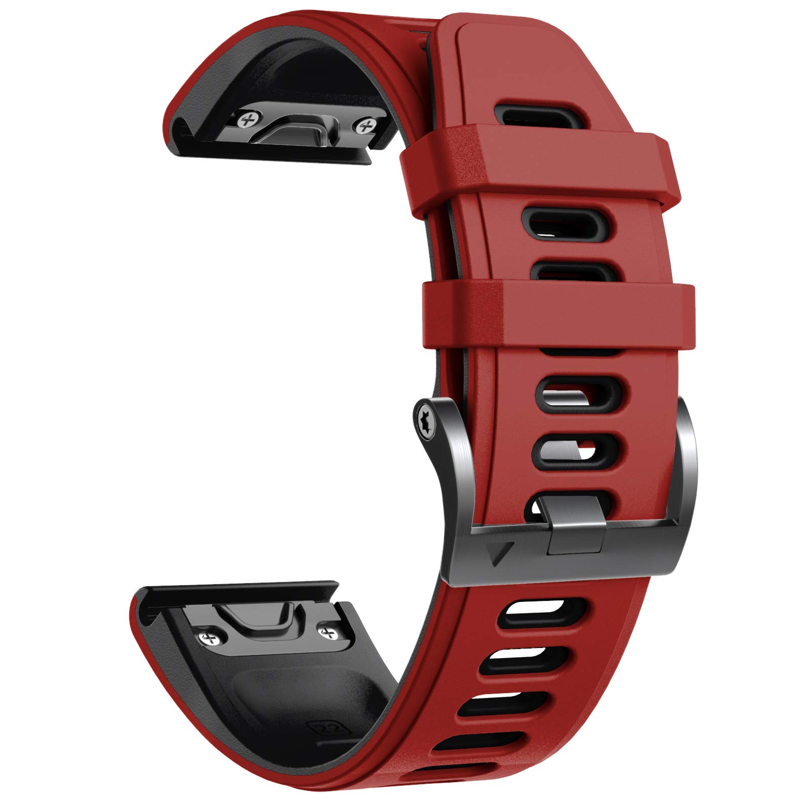 NotoCity Cinturino In Silicone Per Garmin Instinct: Morbido, Regolabile, Antiallergico – Vari Colori - 6
